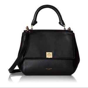 Ted Baker Black Leather Chantal Trapeze Bag